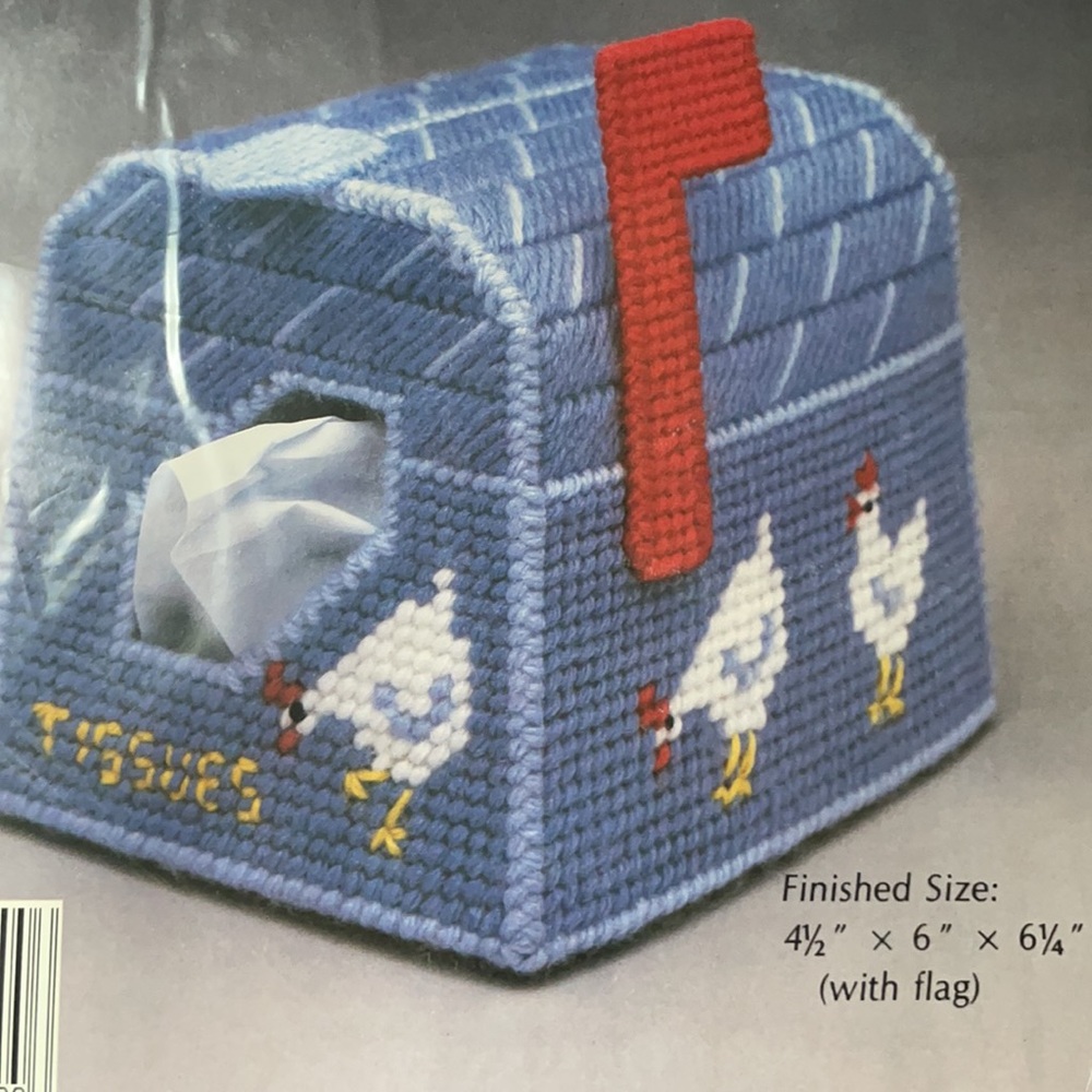 Vintage Betts needlepoint on plastic duck kit NWT - Picture 3 of 5